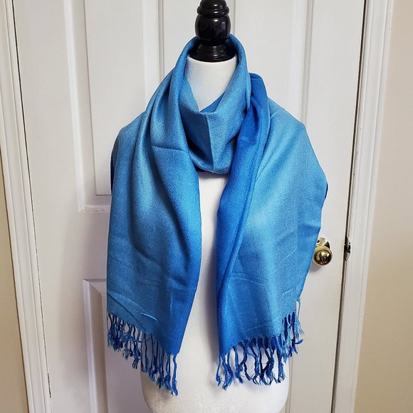 Pashmina Silk Scarf Ombre - Picture 1 of 6